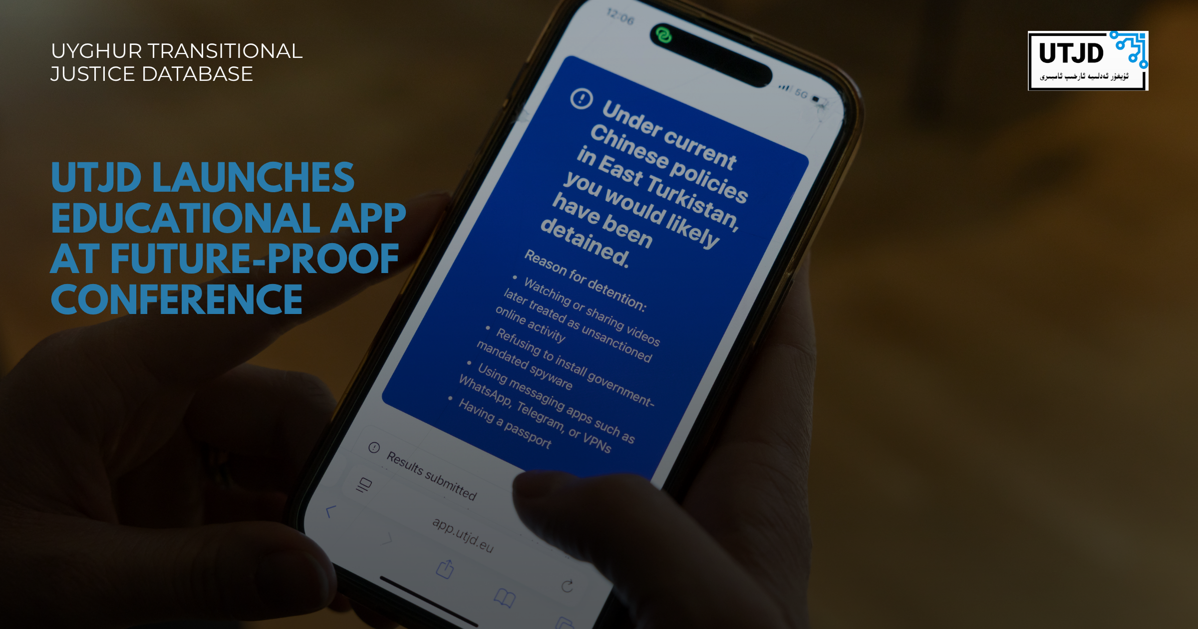 UTJD Educational Application Has Officially Launched at Future-Proof Conference